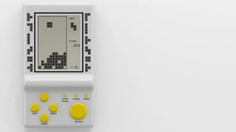 Retro tetris electronic game Vidéo 109961773
