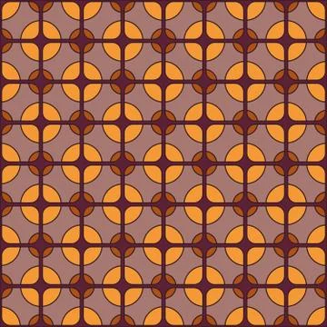 Retro textile pattern Stock Illustration