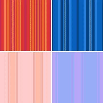 Retro textile striped seamless pattern. High-quality vector lines backgroun.. イラスト素材