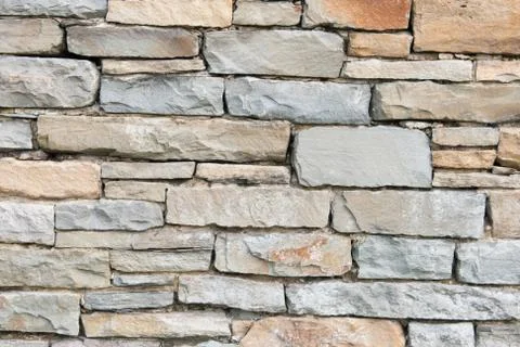 Retro texture stone wall pattern for background Stock Photos