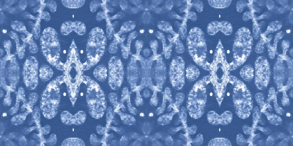Retro tile pattern. Seamless azulejo design. Watercolor portuguese ornament. イラスト素材