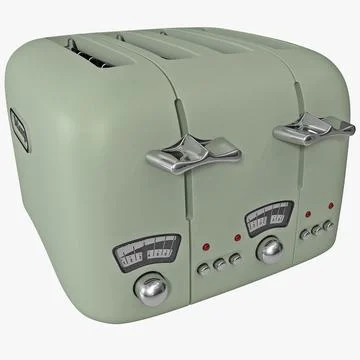 GE Vintage toaster 3D model