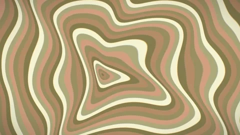 Retro topographic wavy lines ripple in a seamless loop Stock Footage 341857891