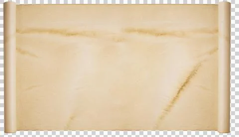 Retro torn aged paper. Scrolls, crumpled paper. Ancient monuments. On an empt Stock Photos