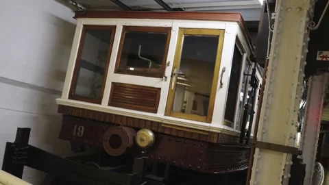 Retro Train in Budapest Subway Stock-Footage 197326475