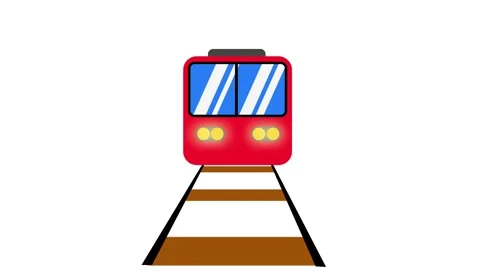 Retro Train Stock Footage 335624212