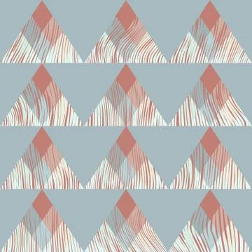 Retro triangle pattern Illustrazione stock