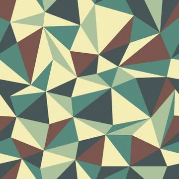 Retro Triangle seamless pattern Stock Illustration