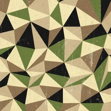 Retro triangles background, vector Illustrazione stock