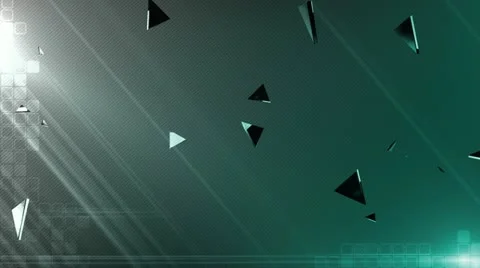 Retro Triangles Light Blue Stock Footage 20538176