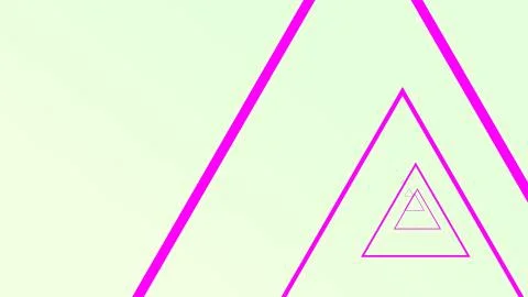 Retro triangular tunnel of triangles 스톡 사진