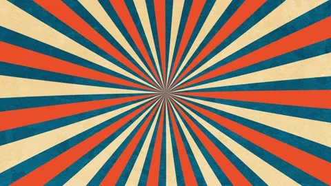 Retro Tricolor Sunburst Background 스톡 동영상 344863584