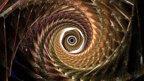 Retro Tunnel Colored Loop V3 Stock Footage 154243577