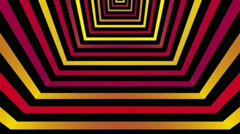 Retro tunnel Stock Footage 12721907