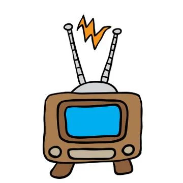 Retro tv 1 Stock Illustration