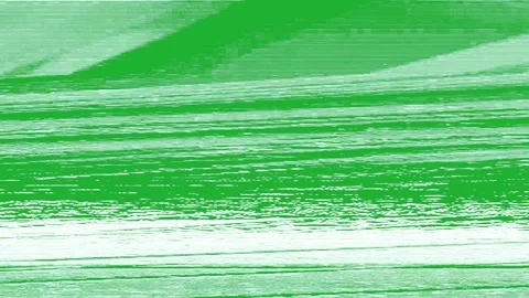Retro TV glitch with flickering, static, and VHS distortion on a green screen 스톡 동영상 314307335