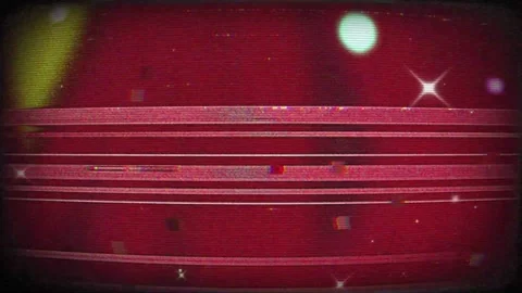 Retro TV Glitch Signal Loop Background Stock Footage 322604370