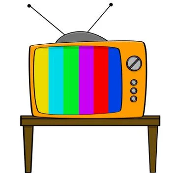 Retro tv Stock Illustration