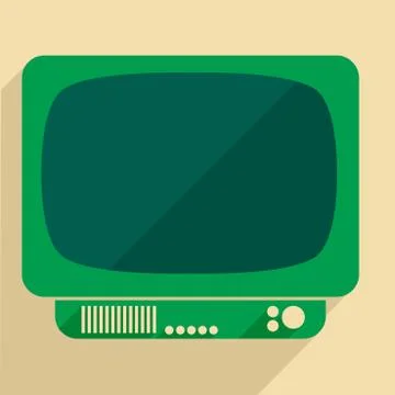 Retro tv Stock-Illustration