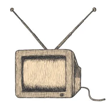 Retro tv Stock Illustration