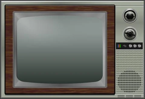 Retro tv Illustrazione stock