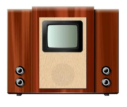 Retro tv Stock Illustration