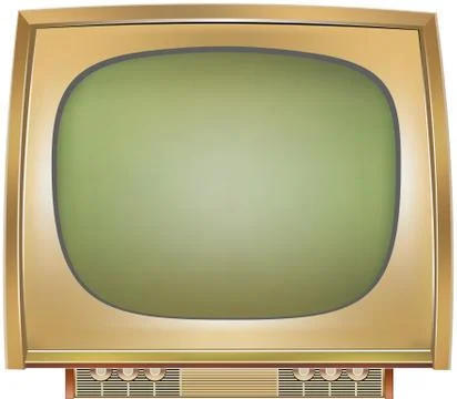 Retro tv Stock-Illustration