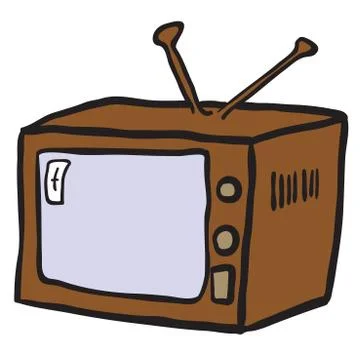 Retro tv Stock Illustration