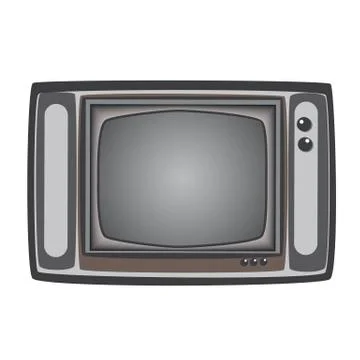 Retro TV Stock Illustration