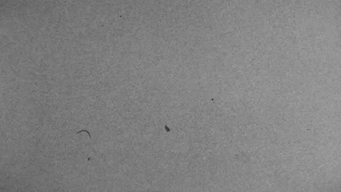 Retro TV. Interference and light flickering on the TV screen. Video recording of Stock Footage 148468468