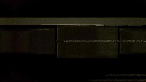 Retro TV Interference Glitch Effect Animation Stock Footage 305387223