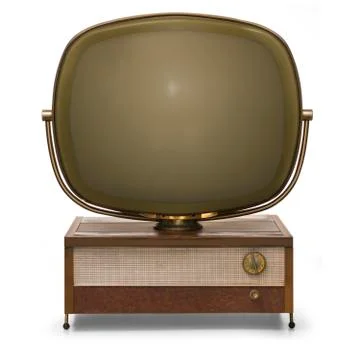 Retro tv Foto stock
