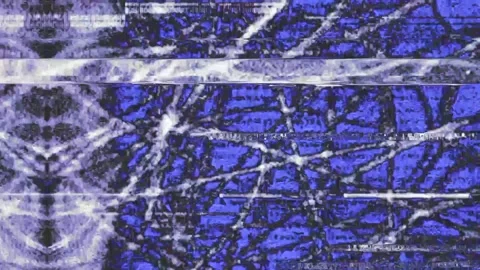 Retro TV Screen Flicker Glitch Animation Loop Video stock 305387251