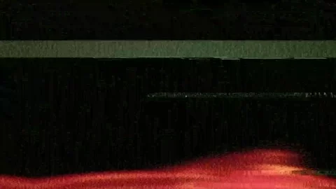 Retro TV Screen Malfunction Glitch Animation Stock Footage 305387203