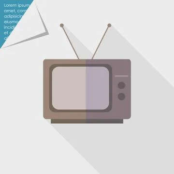 Retro TV set Stock-Illustration