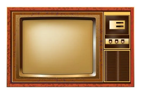 Retro tv, vector illustration Stock-Illustration