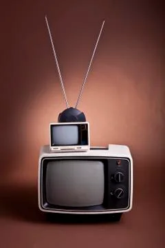 Retro tvs Stock Photos