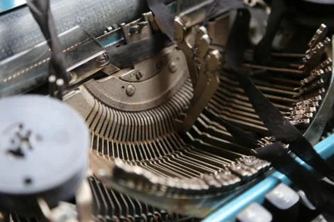 Retro typewriter old Foto stock