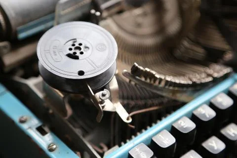 Retro typewriter old Stock Photos