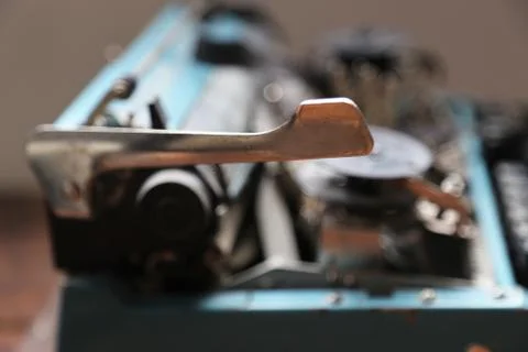 Retro typewriter old Stock Photos