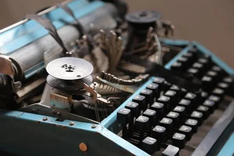 Retro typewriter old Stock Photos