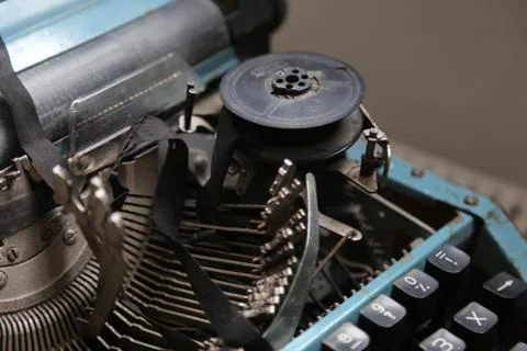 Retro typewriter old Stock Photos
