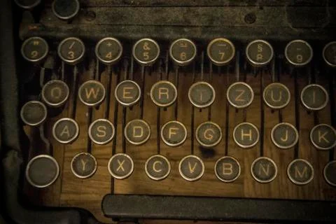 Retro Typewriter Foto stock