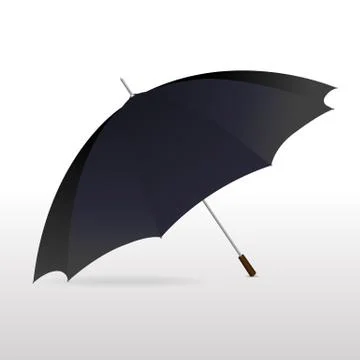 Retro umbrella Stock Illustration