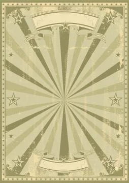 Retro used poster Stock Illustration