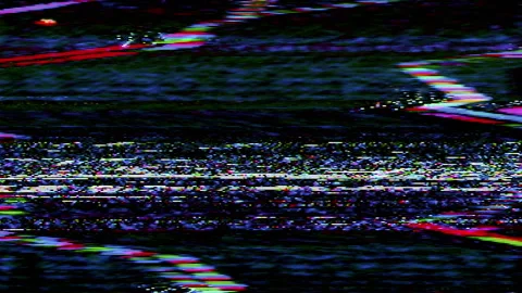 Retro VCR Tape Static 4K Video Overlay Stock Footage 316468635