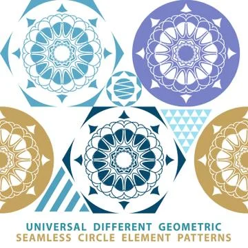 Retro vector seamless patterns. tiling. Endless texture can be used for wallp Stock Illustration