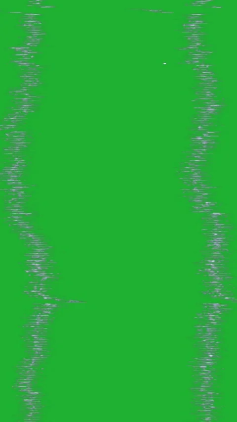 Retro VHS Glitch Effect with Green Screen for Easy Keying 스톡 동영상 313878299