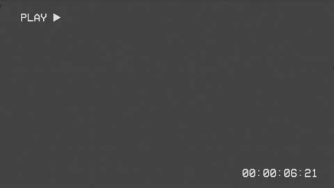 Retro VHS Playback Screen with Timer Stock Footage 296493190