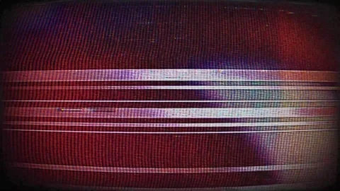Retro VHS Recording Mode Glitch Loop Stock Footage 322605912